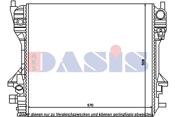 AKS DASIS Radiaator,mootorijahutus 340050N